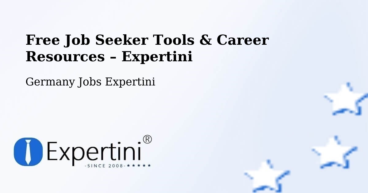 Free Job Seeker Tools & Career Resources – Seck - Seck, Germany Jobs Expertini