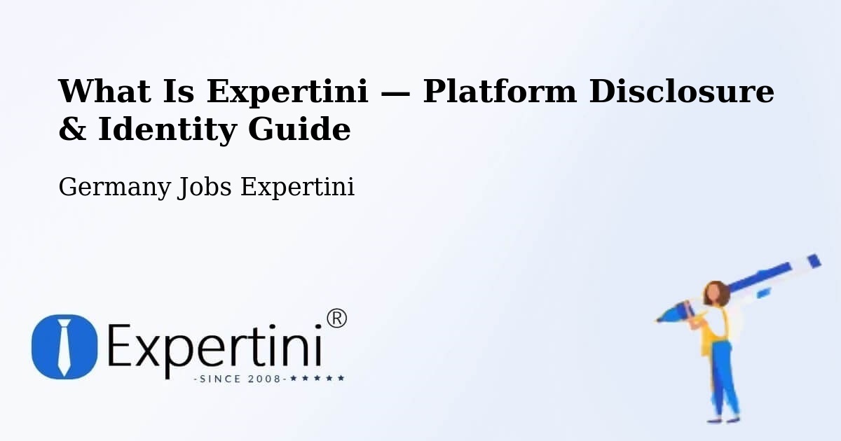 What Is Expertini — Platform Disclosure & Identity Guide – Seck